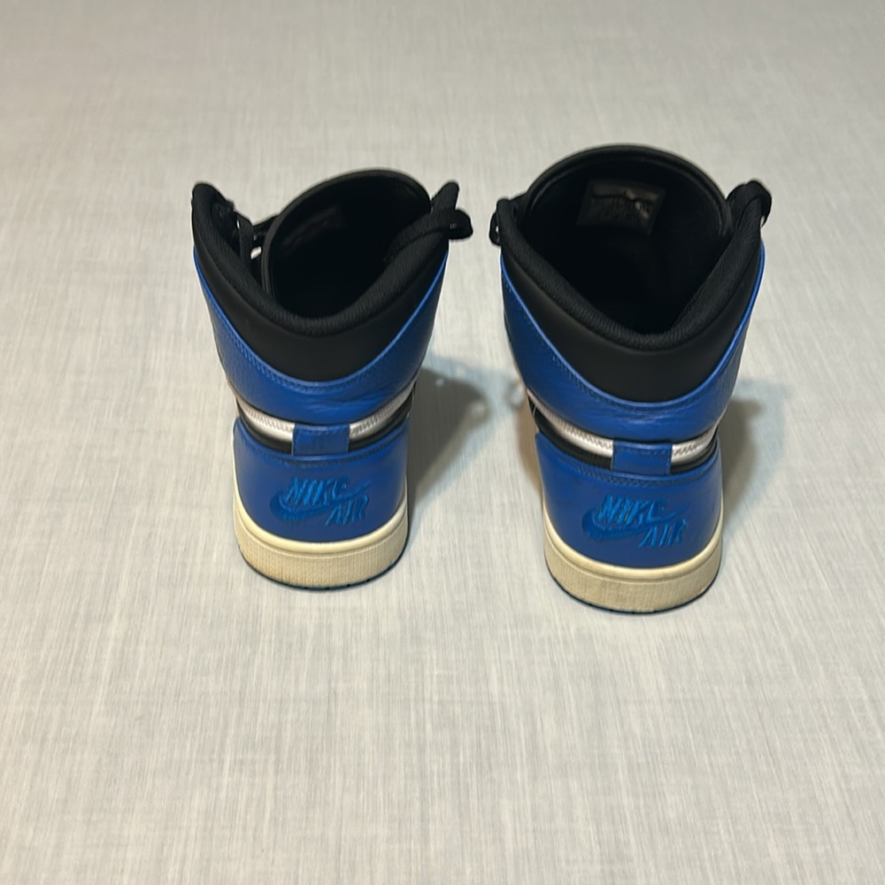 Nike Air Jordan Men's High-Top Sneakers - Black and Blue - Picture 3 of 9